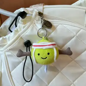 Jellycat Amuseables Sports Tennis Bag Charm Keychains– Stuffed Animal Keyrings, Cute Animals