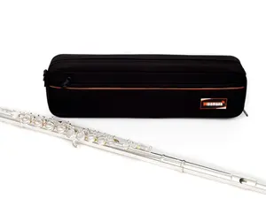 Wisemann DFL-395 Flute, C key, 16hole, silver plated finish, with canvas case