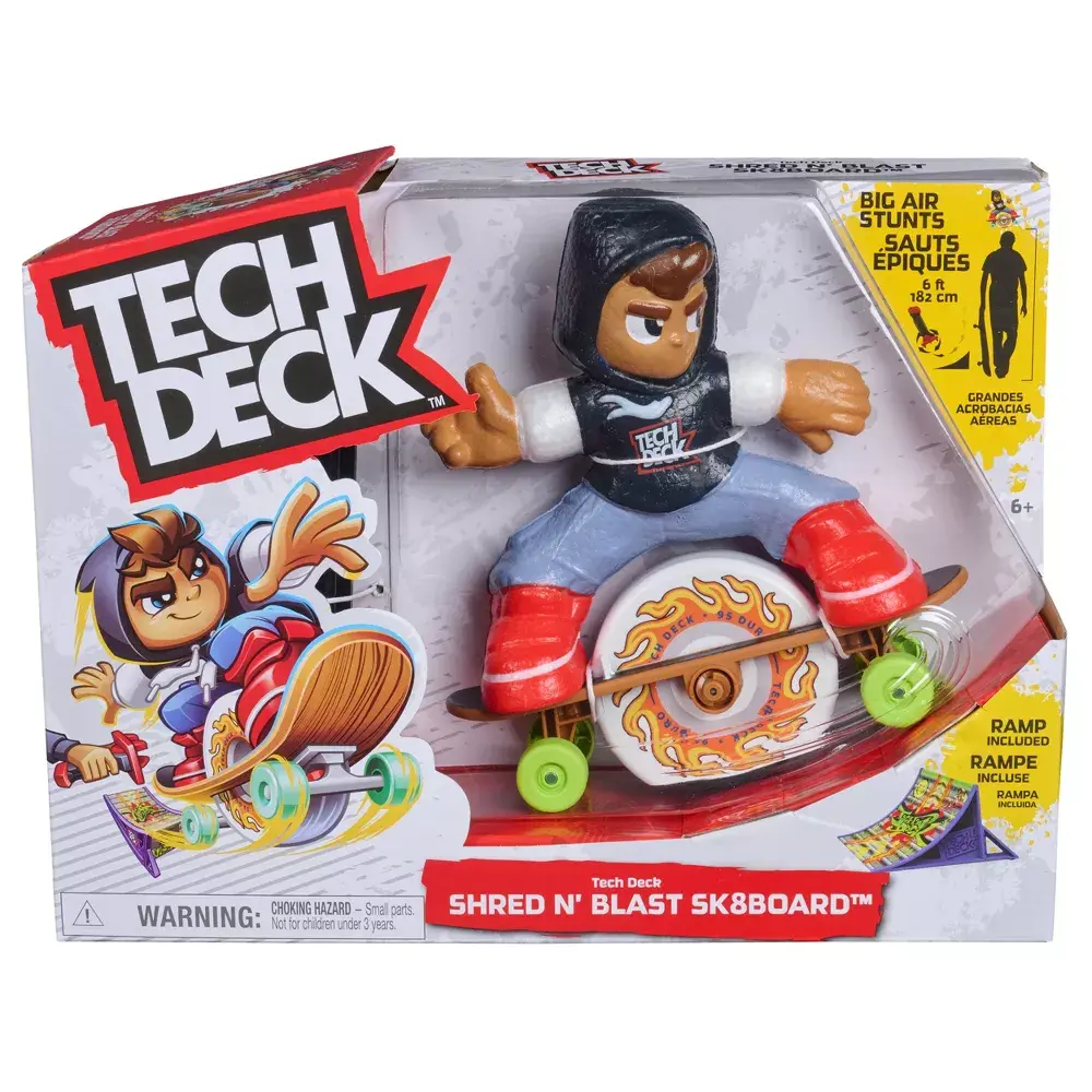 Tech Deck Shred N Blast SK8Board Flywheel Vehicle - Electronic Toy Skateboard Tech Deck Shred N Blast SK8Board Flywheel Vehicle - Electronic Toy Skateboard