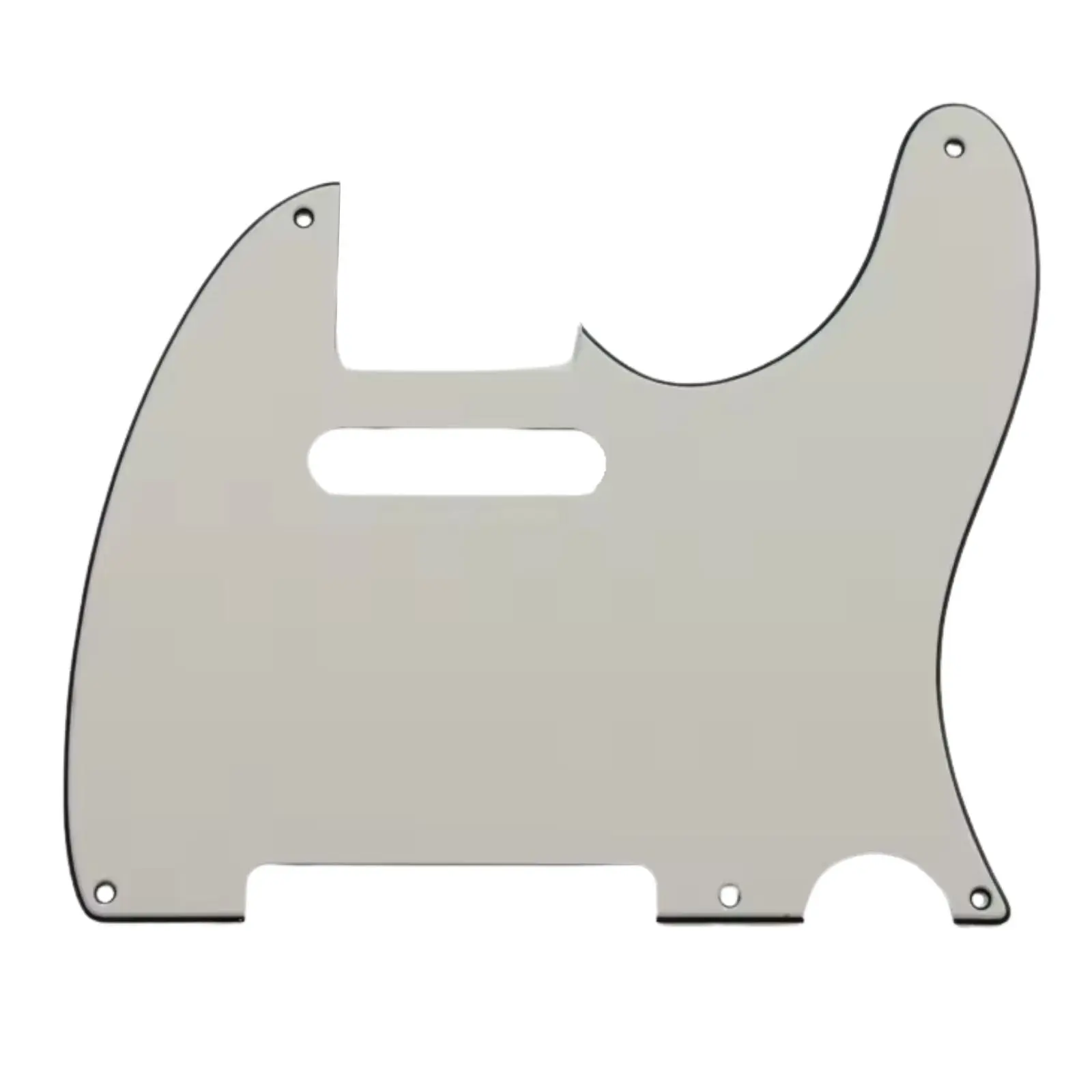 5-Hole 52' Telecaster Pickguard - 3-Ply Parchment