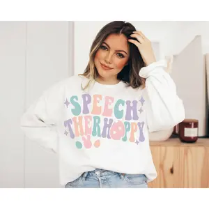 Easter Speech 'therhoppy' Easter Slp Speech Therapy Slp Easter Speech Speech Pathology Slp Shirt