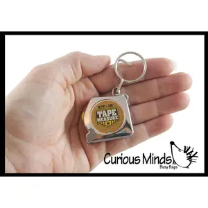 Mini Tape Measure  - Functional Tool Keychain