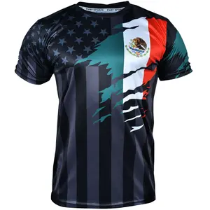 Mexico, Puerto Rico and USA Flag Mix Jersey - Men/Women/Unisex shirtslatinas mexicojerseys mexican jersey camisa de fit