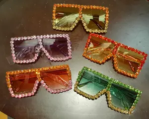 Bling Glasses - Colorful Sunglasses with Sparkly Accents and Decorative Beads