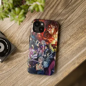 Demon Slayer Kimetsu no Yaiba Demon Slayer Cover Image iPhone Case 11-17
