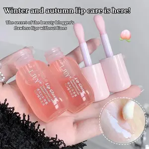 3PCS Moisturizing Glossy Lip Glaze Stick Set, Hydrating Plumping Lip Oil, Lip Care for Girls and Women