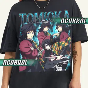 Slayer Vintage T-Shirt, Giyu Tomioka Hoodie & Sweatshirt | Japanese Anime Merch, Unisex Otaku Apparel U