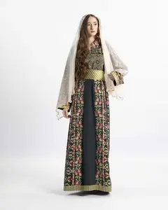 Jerusalem Celestial Harmony – Embroidered Palestinian Thobe