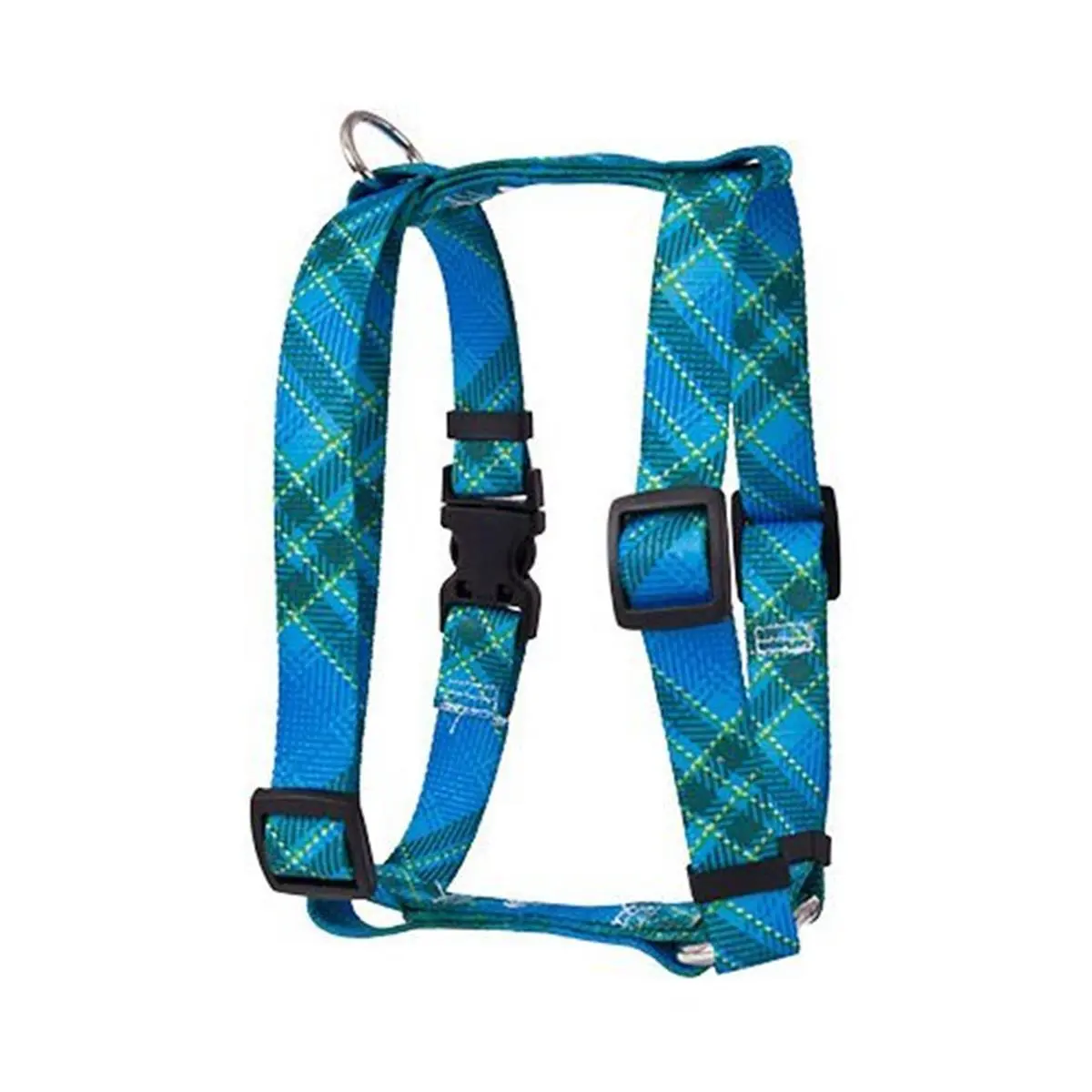 Yellow Dog Design H-BUK103L Blue Kilt Roman Halter Harness - Large (20-28 in), 100% Vibrant Color-Fast Polyester, Machine Washable, Adjustable, D-Ring Strapping, Dog Collars & Harnesses