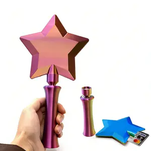Telescopic 3D Printed Magic Wand Tap to Pay - NFC Contactless Payment Card Holder Creative Fairy Tale Payment Tool for Credit Cards Portable Payment