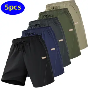 Men’s Athletic Shorts for Summer Fitness & Running – Breathable, Lightweight, Quick-Dry Loose Fit Casual Four-Inch Inseam