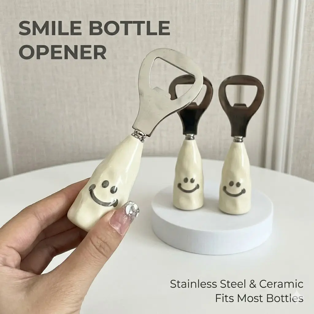 Stainless Steel Bottle Opener, Portable Beer Opener for Kitchen Daily Scenarios