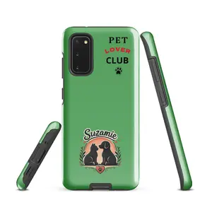 Olive Green Samsung® Phone Case; Matte Finish Minimalist Drop Protection Cover