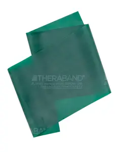 THERABAND 4.6 lbs Professional Latex Resistance Bands, Individual 6 Ft Elastic Band for Upper & Lower Body Exercise, Physical Therapy, Pilates, At-Home Workouts, 6 Foot, Green, Heavy, Level 4