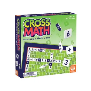 MindWare CrossMath — Number Tile Strategy Game for Ages 7+