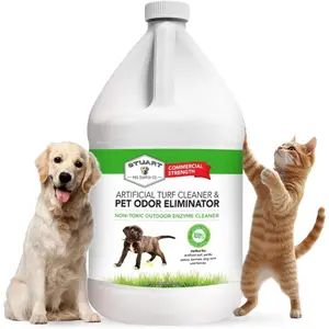 Artificial Turf Cleaner and Outdoor Pet Odor Eliminator Concentrate Ideal for Yards Artificial Grass Patios Great Yard Odor Eliminator for Dogs (Gal) 128 fl oz