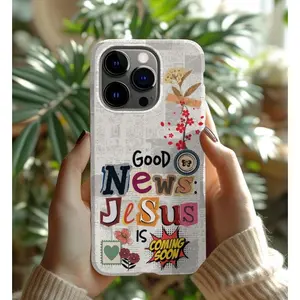 Jesus Phone Case, Christian Collage Phone Case, Bible Verse Phone Case, Christian Gift, Faith Phone Case, Suitable for iPhone 17, 16, 15, 14, 13, 12, 11, X, and Samsung models. It makes a great holiday gift for friends or family.