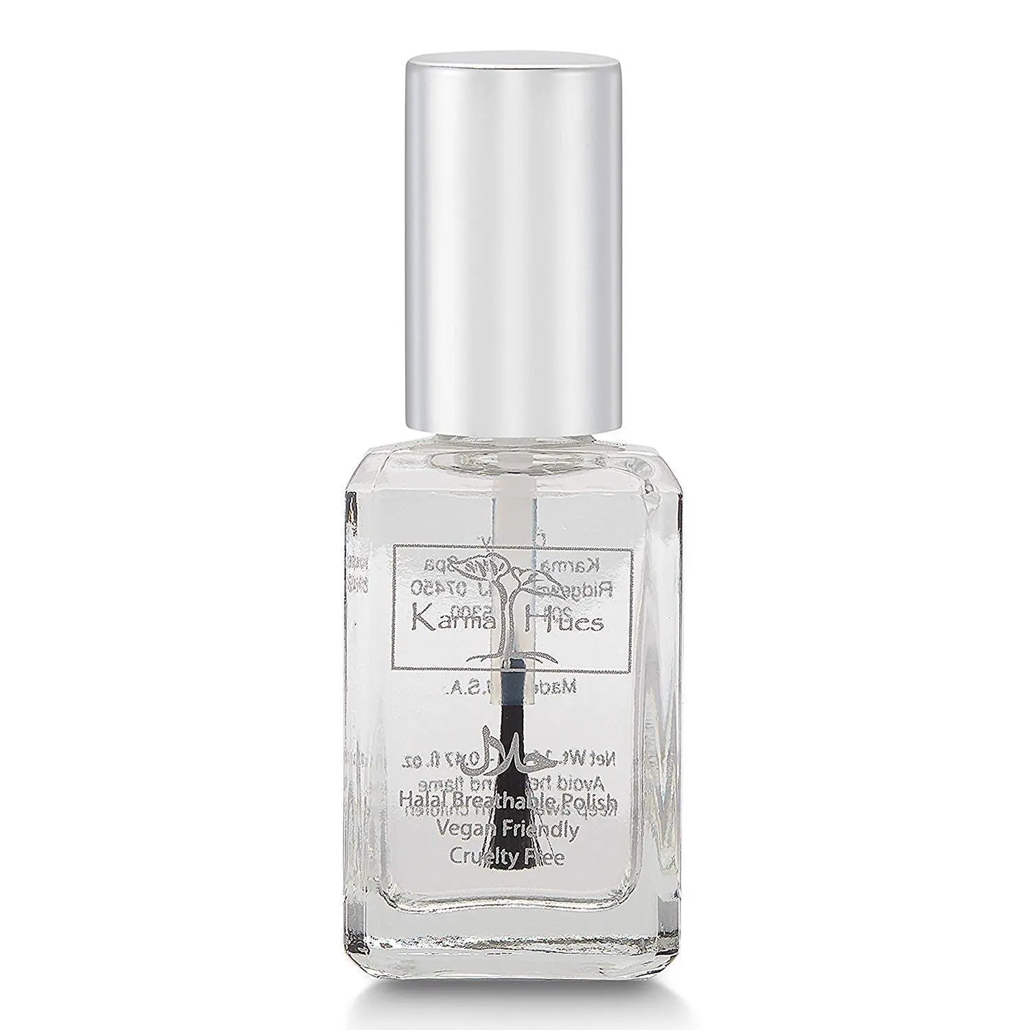 Karma Naturals Certified Halal Breathable Nail Hardener - Organic Vegan Nail Polish for Care Needs