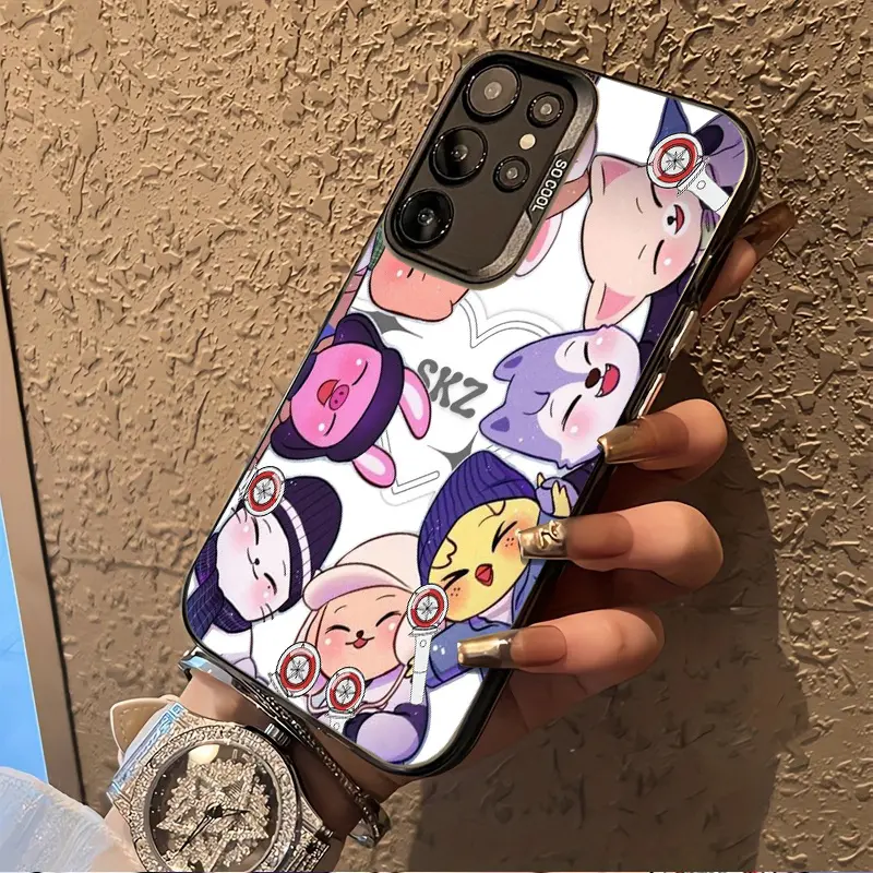 Cartoon Animal Case for SKZ iphone 17, 16E, 16, 15, 14, 13, 12, 11 Mini Pro