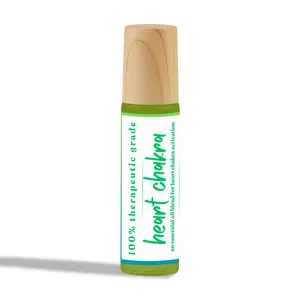 Organic Essential Oil Blend For Heart Chakra Balancing | Emotional Healing | Aromatherapy | Chakra Healing | Oils For Yoga | Meditation