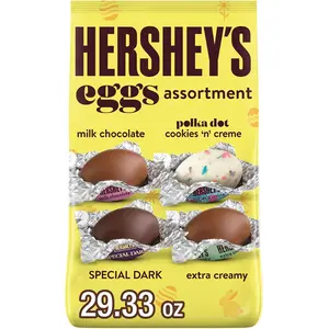 Assorted Fruit Flavored Candy Eggs – Chewy Sweet Treats, Colorful Bite-Sized Candy Mix, Bulk Party Candy Bag, 29.33 oz
