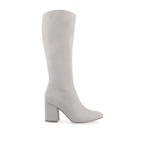 AMEYLIA KNEE-HIGH BOOTS IN WIDE WIDTH & CALF - Grey