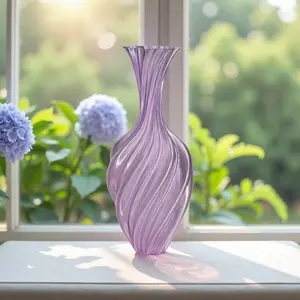 3D Printed Vase New Artistic Twist Vintage Dried Flower Decor, Nordic Minimalist Luxury Decoration, Modern Home Ornament