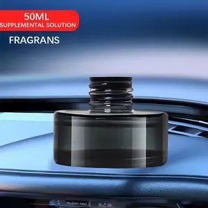 Smart Car Air Freshener AI Rechargeable Car Aroma Diffuser Smart Eyes 4 Levels of Adjustable Intelligent Car Diffuser Gift NONE