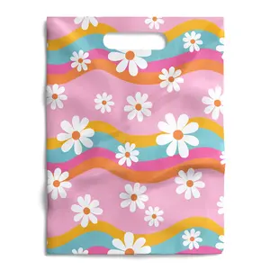 Groovy Daisy Merchandise Bags 9x12 - 50 pack