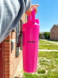 Owala 30oz FreeSip Sway Golf Stainless Steel Water Bottle Pink/Yellow