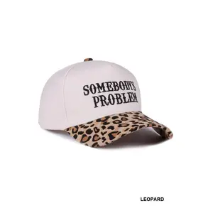Somebody's Problem Two Tone Canvas Cotton Cap