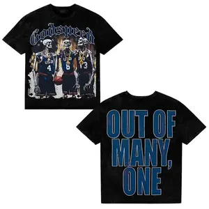 NEW Godspeed skeleton Logo Basketball Print T-Shirt Black , Gift for men, Gift for your boyfriend