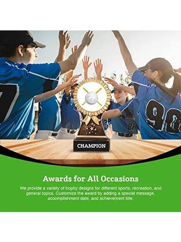 BuyAwardsandTrophies Cornhole Encore Resin Trophy - Plastic Trophy with Base, Awards and Trophies for Sports Competition, Prizes for Adults and Kids Silver, 6.5"/7.5"/8.5"