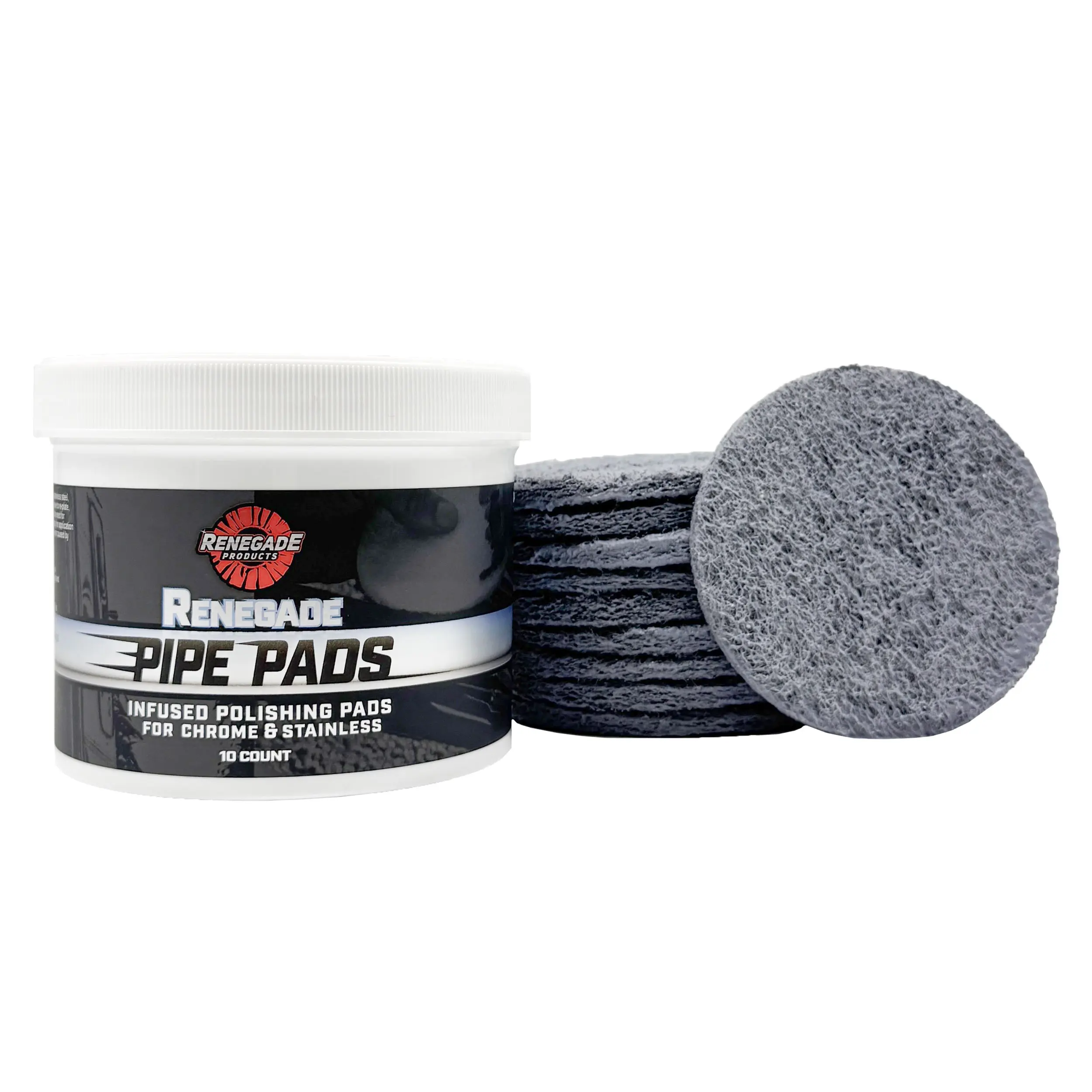 Renegade Products Pipe Pads: Pipe Dream-Infused Polishing Pads - Pre-Saturated Scratch & Oxidation Remover (10 Count) Renegade Products Pipe Pads: Pipe Dream-Infused Polishing Pads - Pre-Saturated Scratch & Oxidation Remover (10 Count)