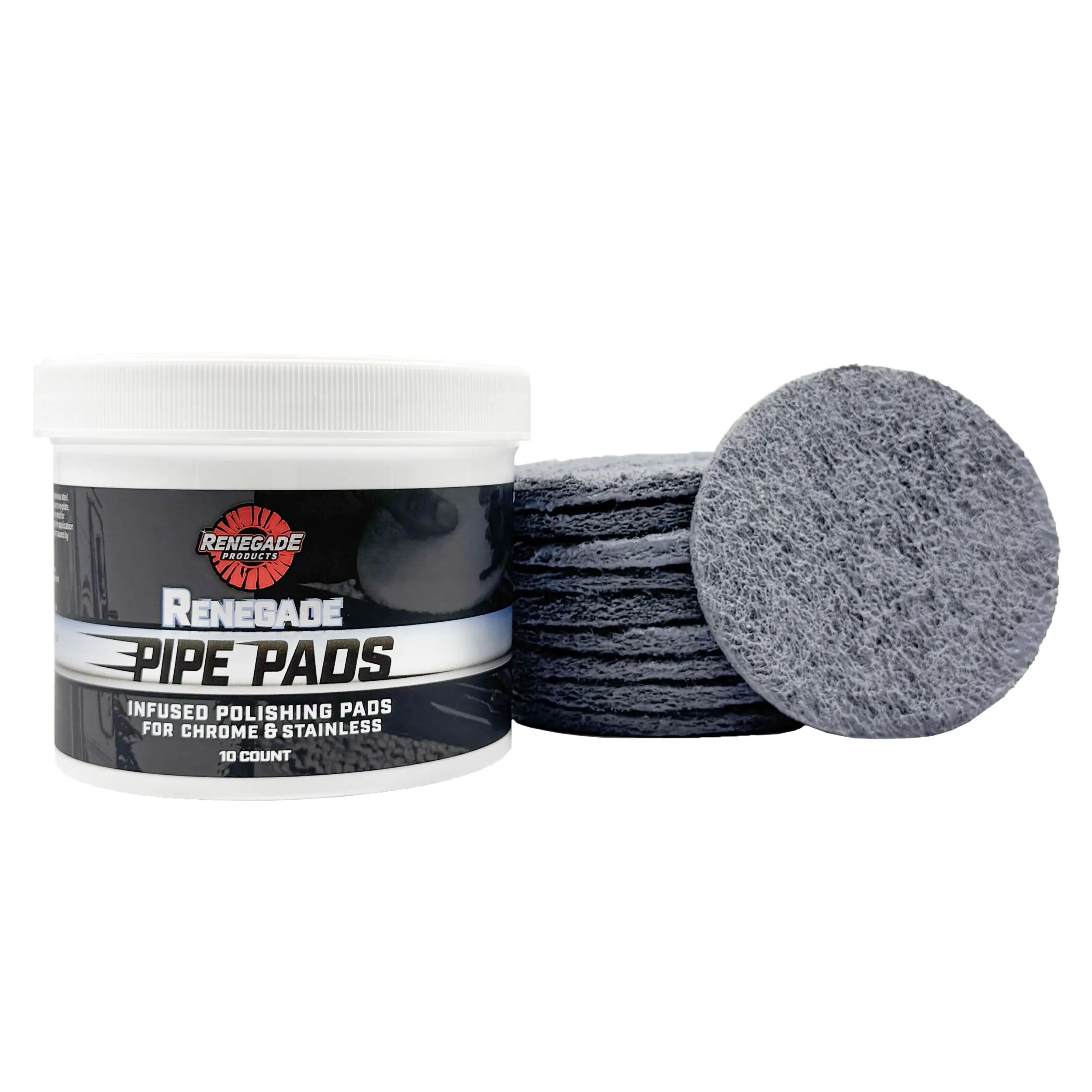 Renegade Products | Pipe Pads: Pipe Dream-Infused Polishing Pads - Pre-Saturated Scratch & Oxidation Remover (10 Count)