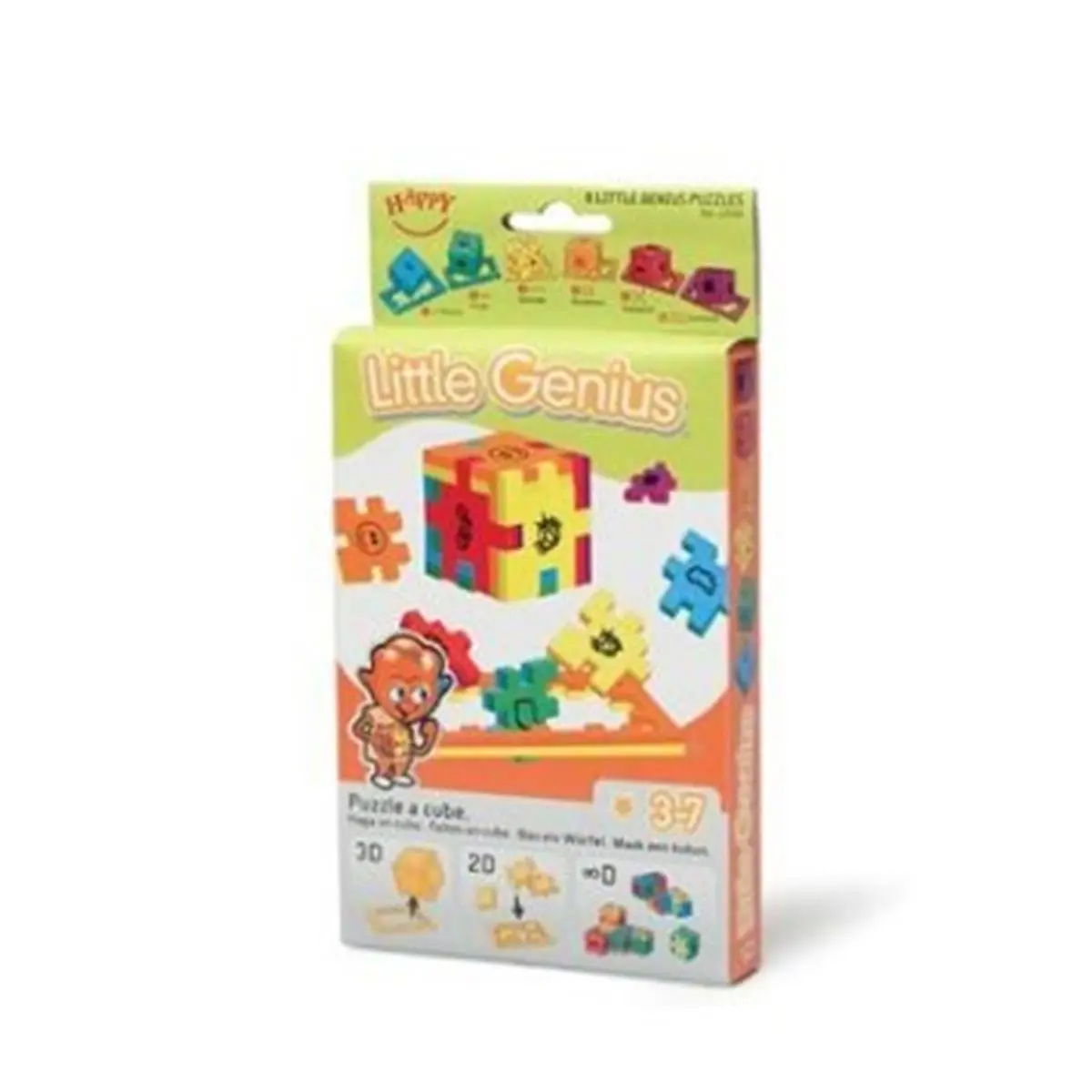 Happy Cubes LG40-6 Little Genius 6-Pack Puzzles, Interactive Fun