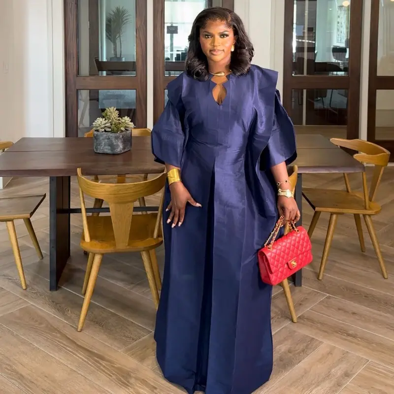 Akwanwa Elegant Dress for Women - designed Colorful Fashionable Gown with Stylish Design.