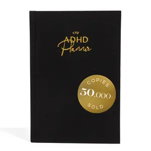 The ADHD Planner for Adults - Undated Daily & Weekly ADHD Journal for overwhelmed People, 90 Days - Habit Tracker, block schedule - Academic Goals - Structure & Focus for Adults Brains