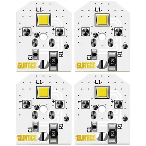 New Upgraded 4 Pack GE Refrigerator LED Light, Replace WR55X11132, WR55X25754, WR55X30602, WR55X26486, PS4704284, 3033142, EAP12172918, AP6261806, with 30000hrs Longer Service Time, 30,000Hrs Longer Service Time