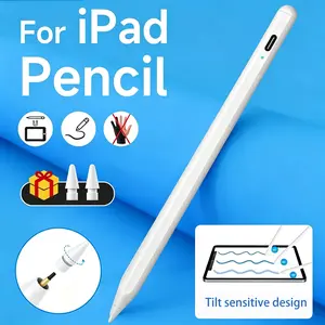 Apple iPad Pencil with Palm Rejection, Compatible with iPad Air, M2 Pro, 13 Pro, 12.9 Inch, 10th Gen, 7th to 10th Generation, 10.2 Inch