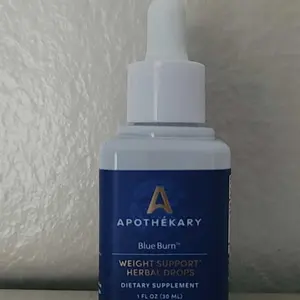 Product Review of Apothékary Blue Burn - Metabolic Support Liquid Herbal Drops* | Antioxidant Rich, Alcohol-Free, Clinically-Tested, Certified Gluten-Free, PETA Certified Vegan & Cruelty-Free, Third Party Tested, Plant-Based, Made in the USA from S**y D**1