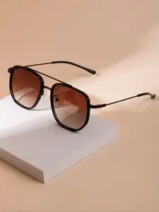 New Square Dual Beam Fashion Glasses, Trendy Simple Lightweight Eyewear, Unisex Suitable for Photography Daily Wear Decoration