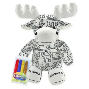 8.5" Colorado Color Me Plush™ Moose