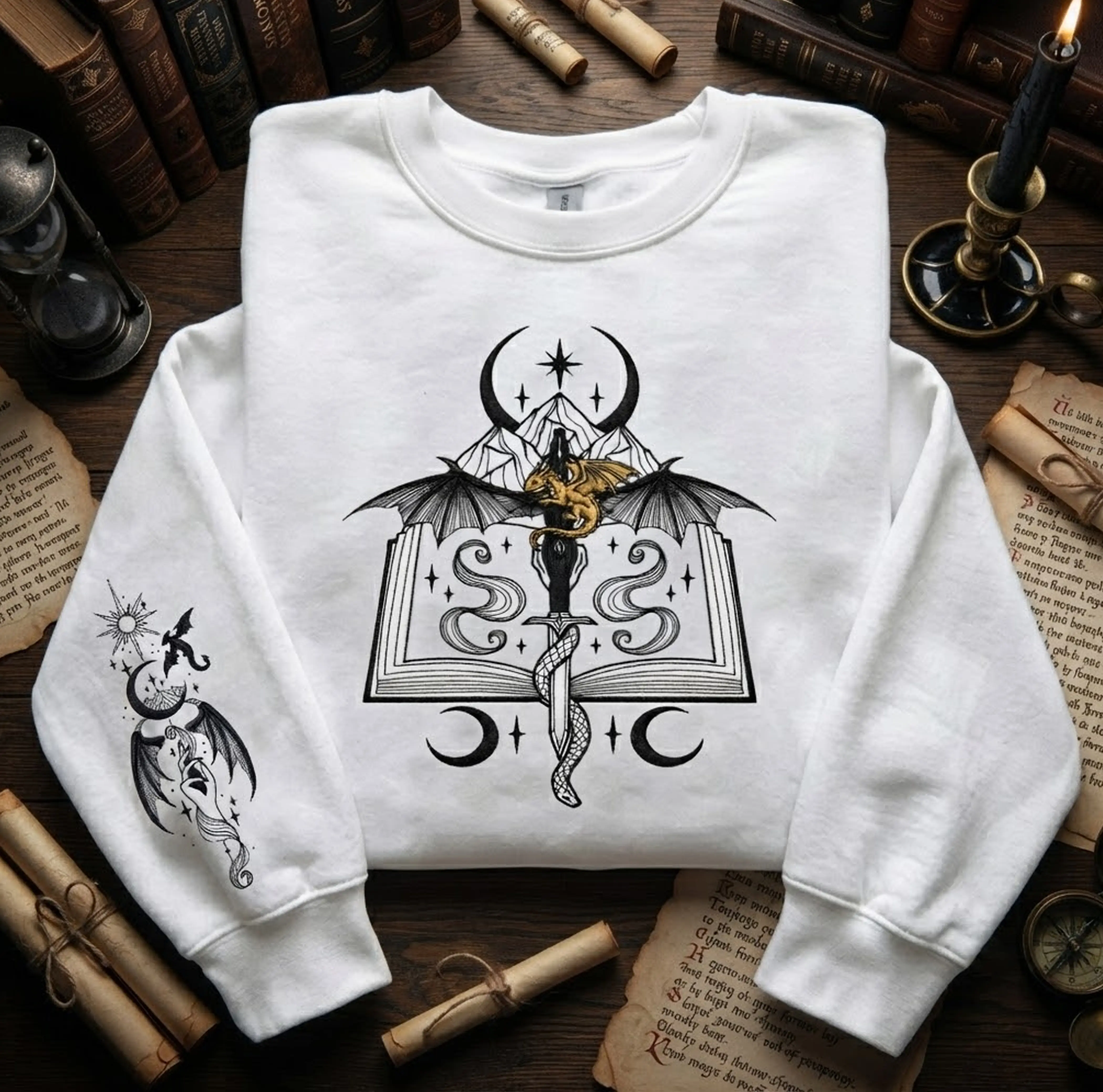 Fourth Wing Sweatshirt, Dragon Rider Hoodie, Basgiath War College Crewneck, Fantasy Reader Gift