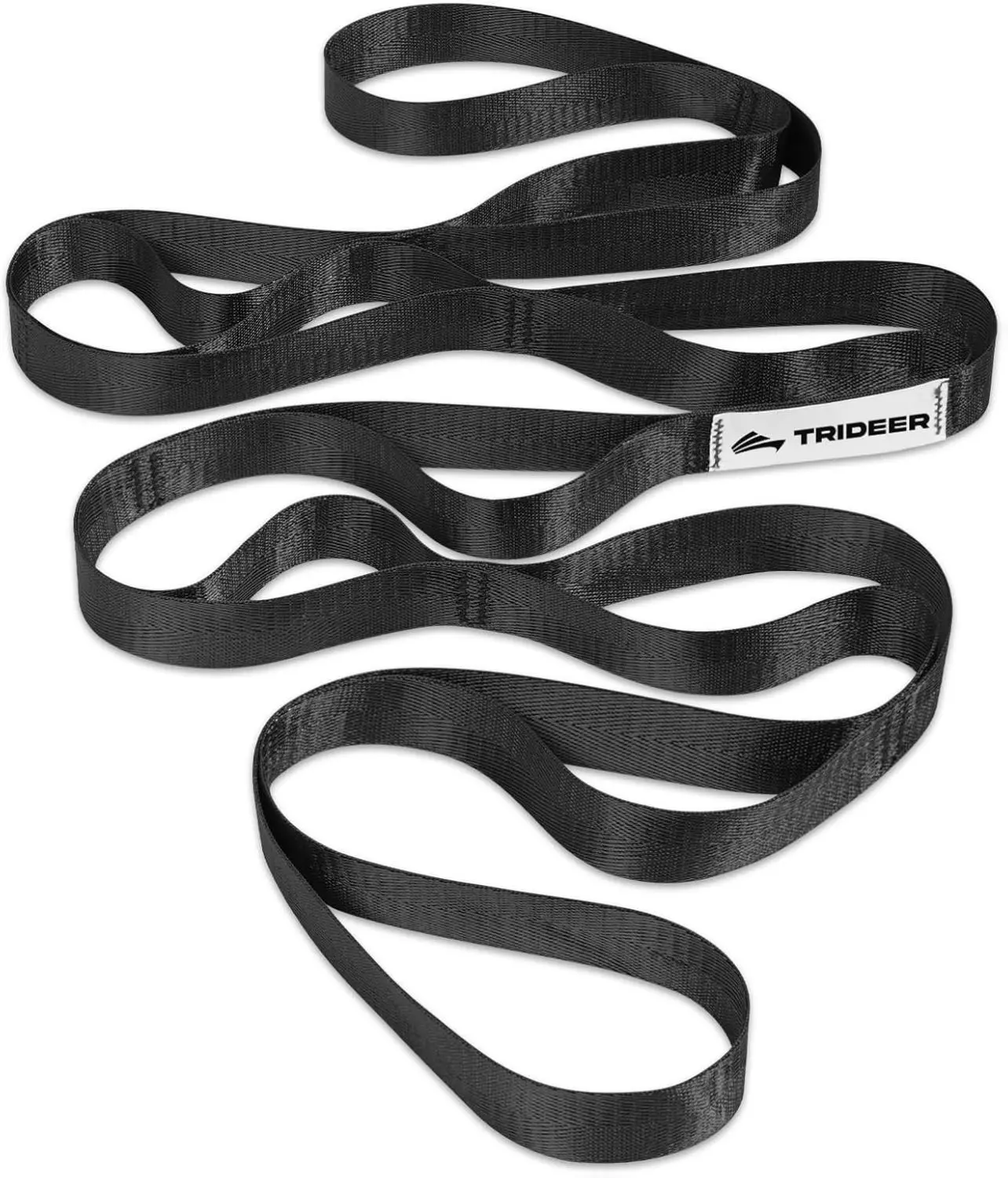 Stretching Strap Yoga Strap Physical Therapy for Home Workout, Exercise, Pilates and Gymnastics, 10 Loops Non-Elastic Stretch Bands with Aesthetic Packaging for Women & Men, Home Workout Gear, Stretching Tool Straps