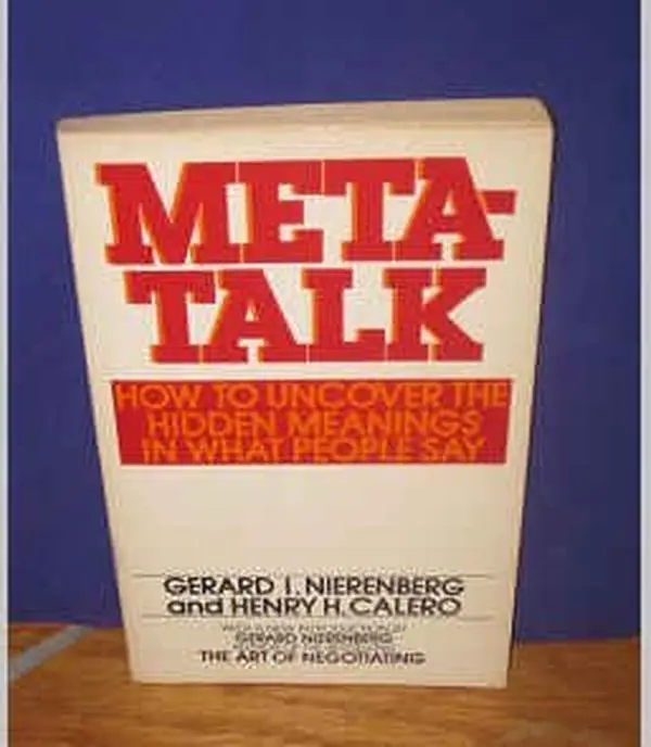 USED Book - Meta-Talk: The Guide to Hidden Meanings in Conversations by Gerard I. Nierenberg (Paperback) - english