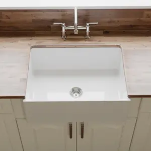 Crestwood 27" Modern Single Bowl Fireclay Sink