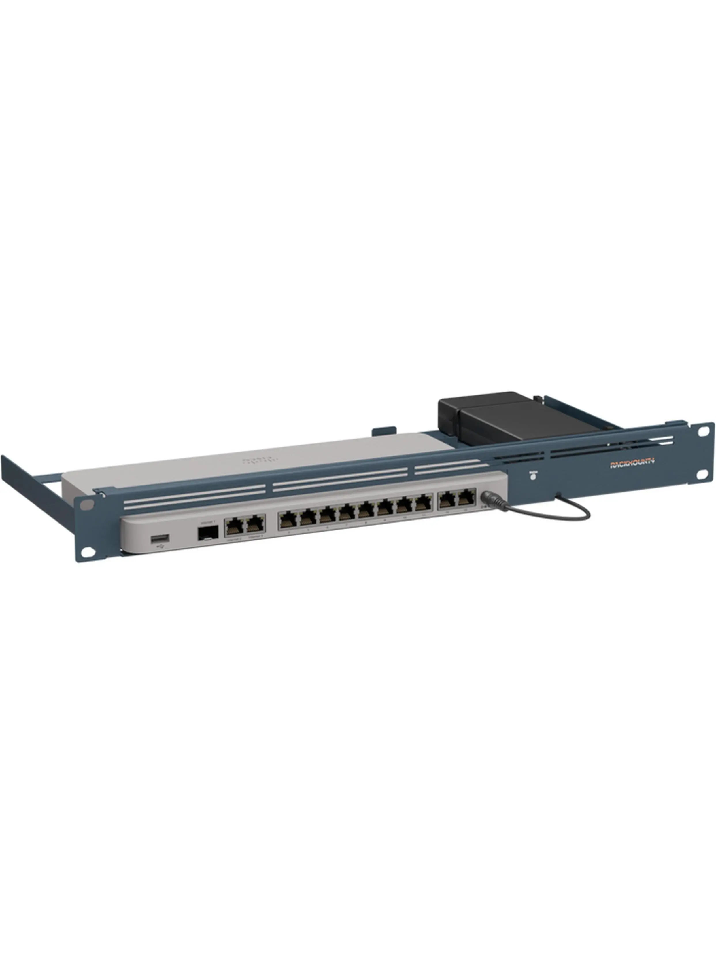 Rackmount.It RM-CI-T24 Rackmount for Meraki MX68 & MX75, 19" Rack Compatible, 2.65 lbs, Secure Power Supply Support