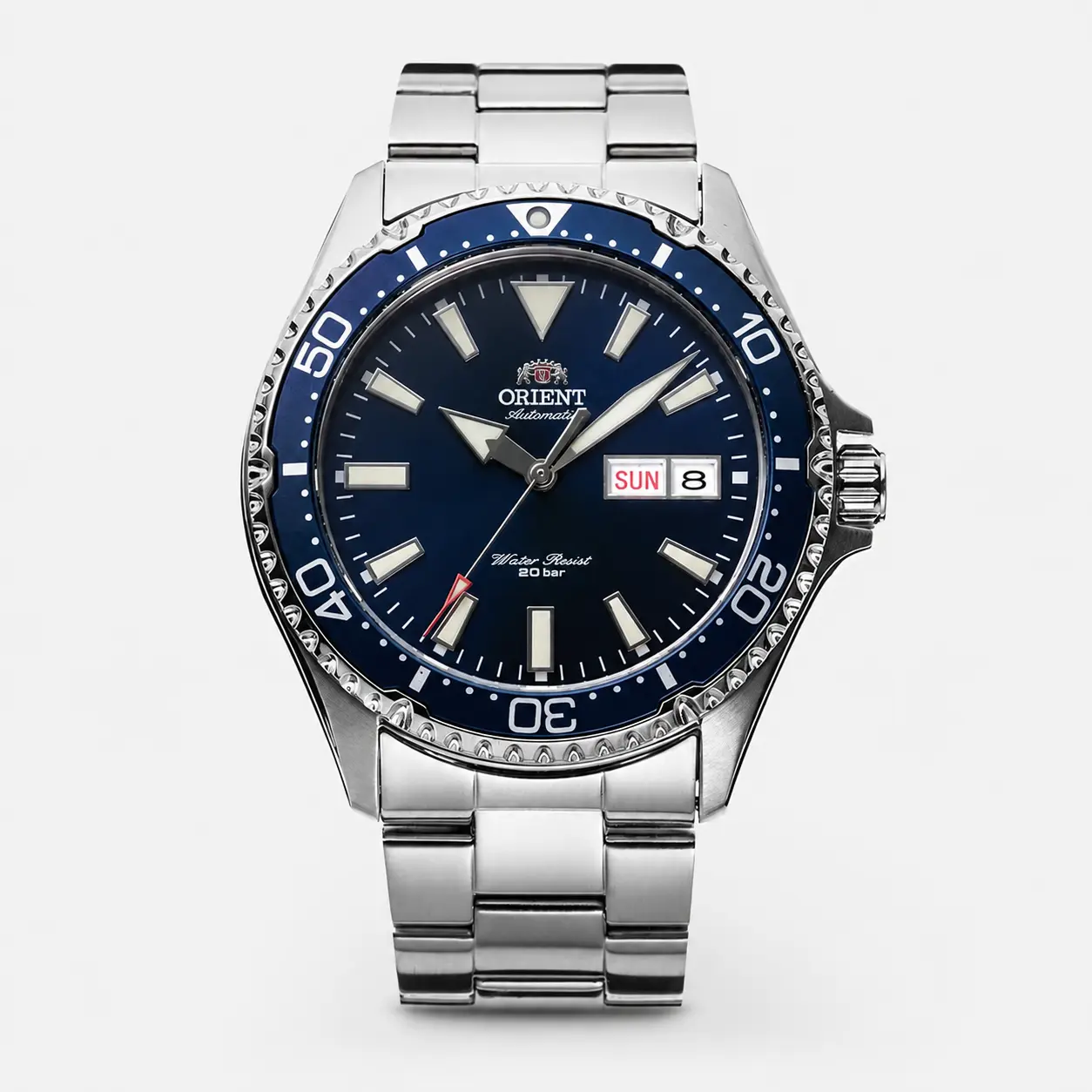 Orient Lion – Men's Automatic Mechanical Watch   High Value Waterproof Orient Mechanical Watch Dual Calendar Luminous Dial