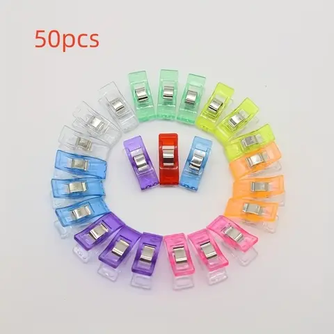 Sewing Clip with Stainless Steel Springs, Sewing Clip, Sewing Tools, Versatile, Durable, Portable, Grip, Compact, Perfect for Quilting, Bookbinding, and Craft Projects